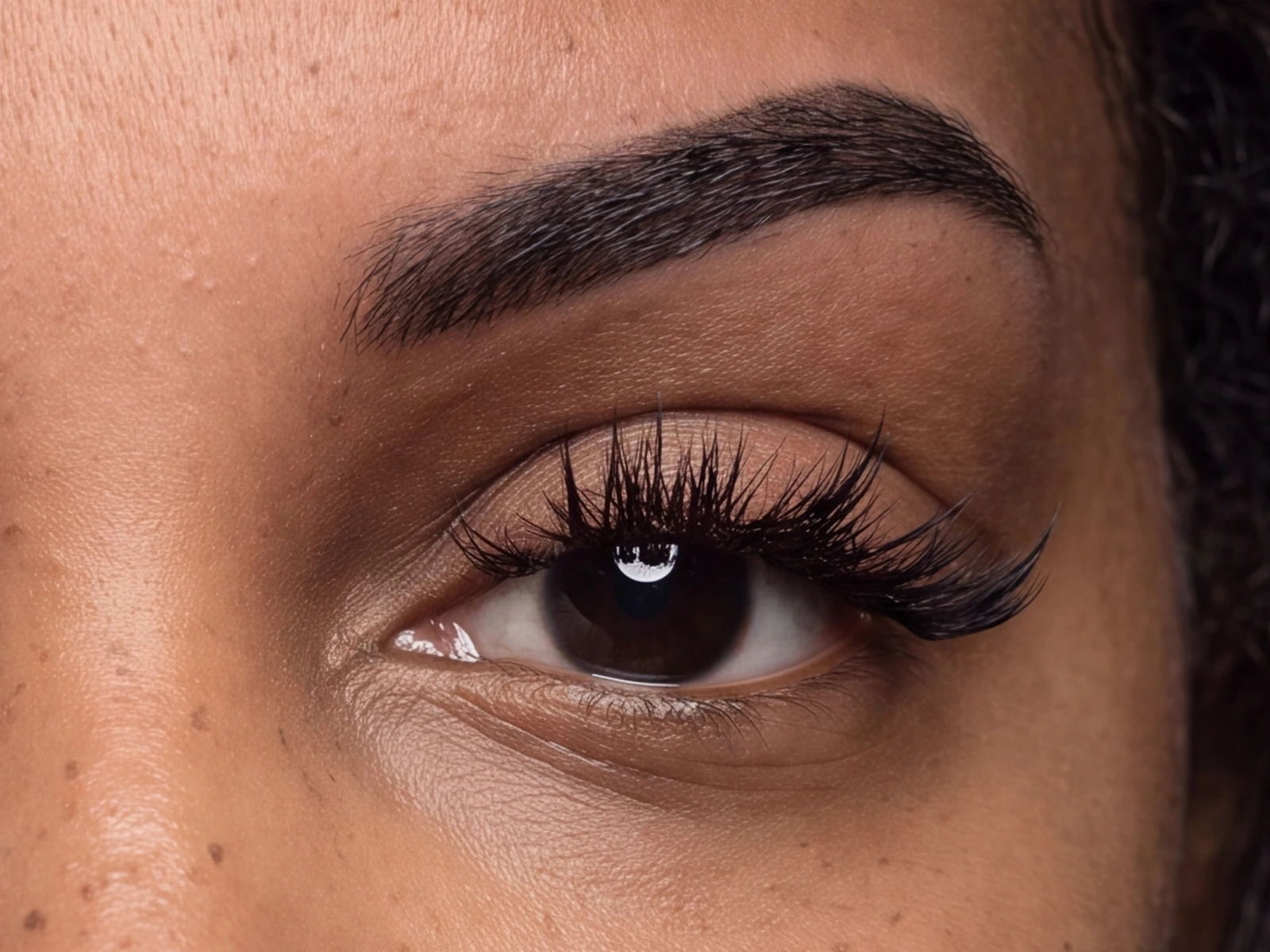 Ombré brows healed result