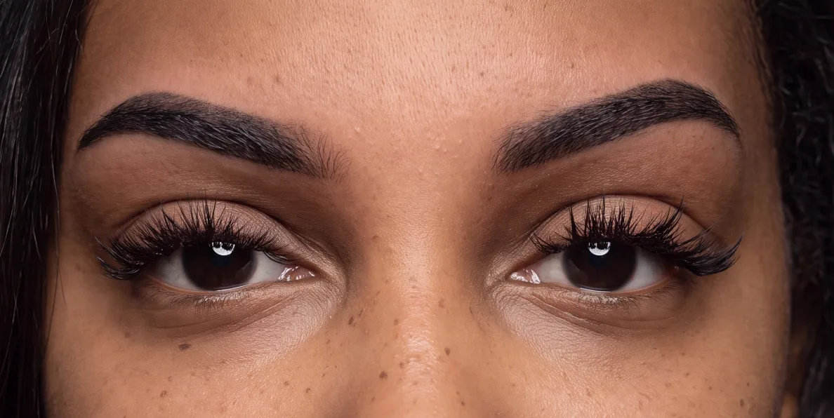 Ombré brows healed at eight weeks